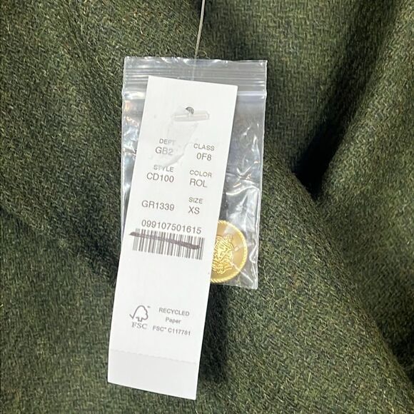 J. Crew Trench coat in double-faced Italian wool $368 Size XS - Picture 10 of 14